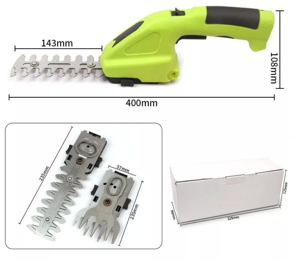 TIJERAS DE CESPED INALÁMBRICAS 2 EN 1