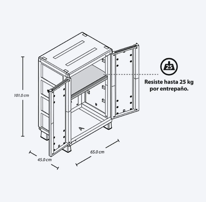 Armario Mediano Apariencia baru