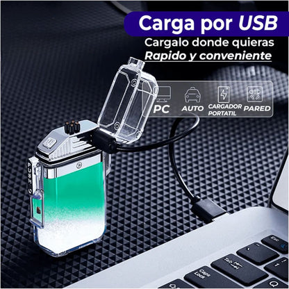 ENCENDEDOR PLASMA CON LINTERNA LED.