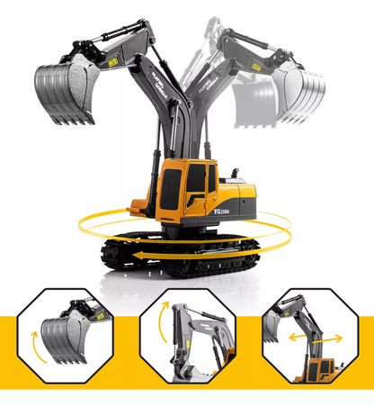 Retroexcavadora Control Remoto Giro 360°