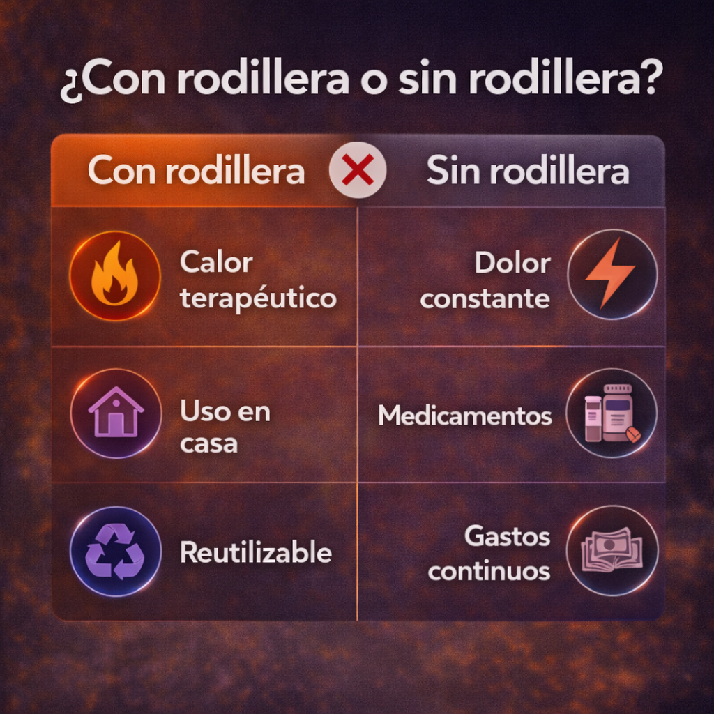 El descanso que tus rodillas necesitan - Rodillera Termica