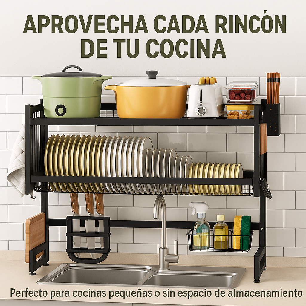 Tu cocina más limpia que nunca - ESCURRIDOR DE PLATOS.