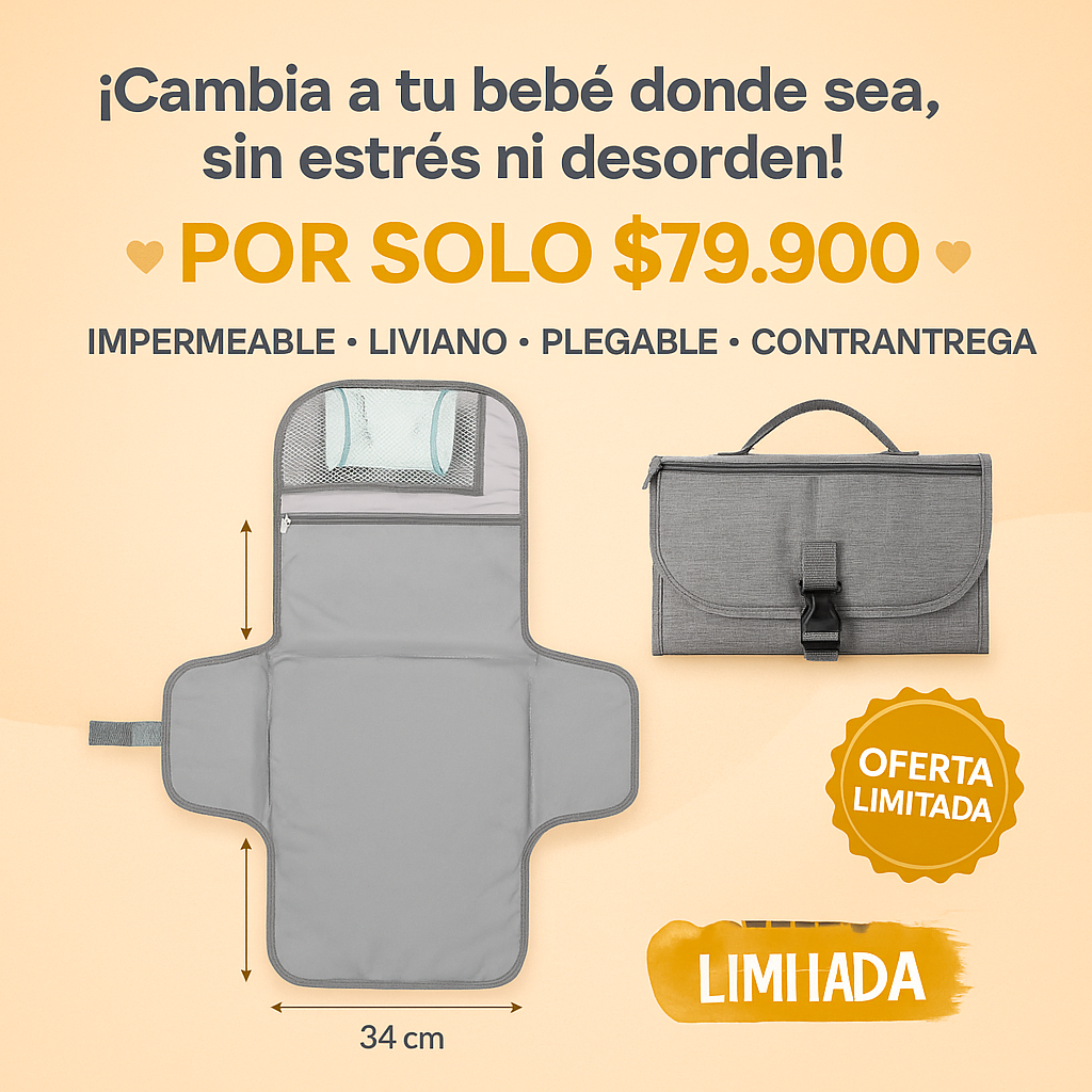 Porque cuidar a tu bebé no debería ser complicado - CAMBIADOR PAÑALES.