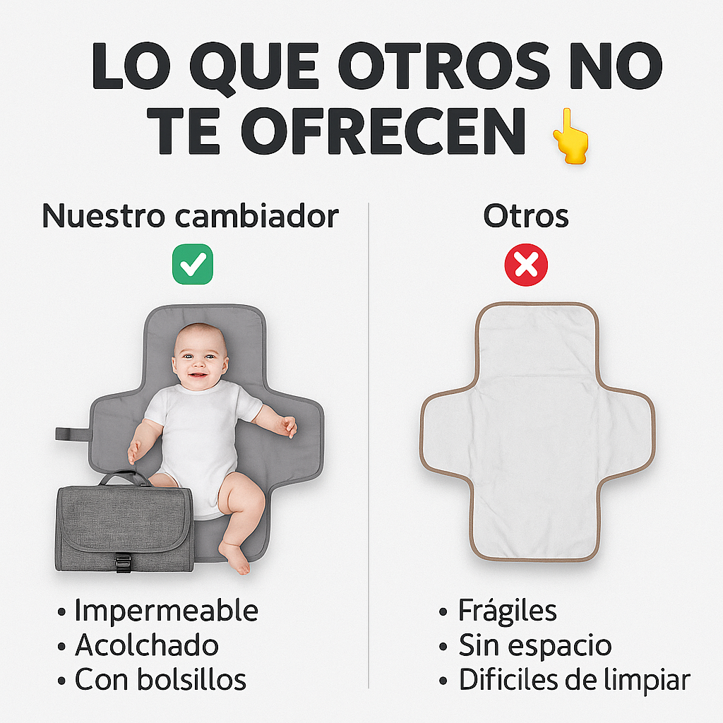 Porque cuidar a tu bebé no debería ser complicado - CAMBIADOR PAÑALES.