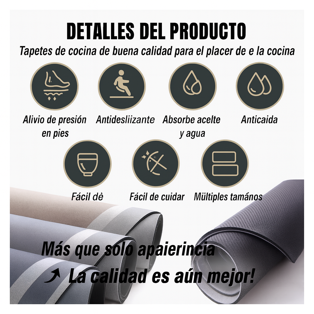 Tapete para Cocina y Baño: Seguridad y Comodidad al Instante