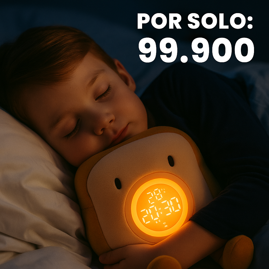 El compañero perfecto para dormir y despertar. ¡No más llantos! - PELUCHE DESPERTADOR