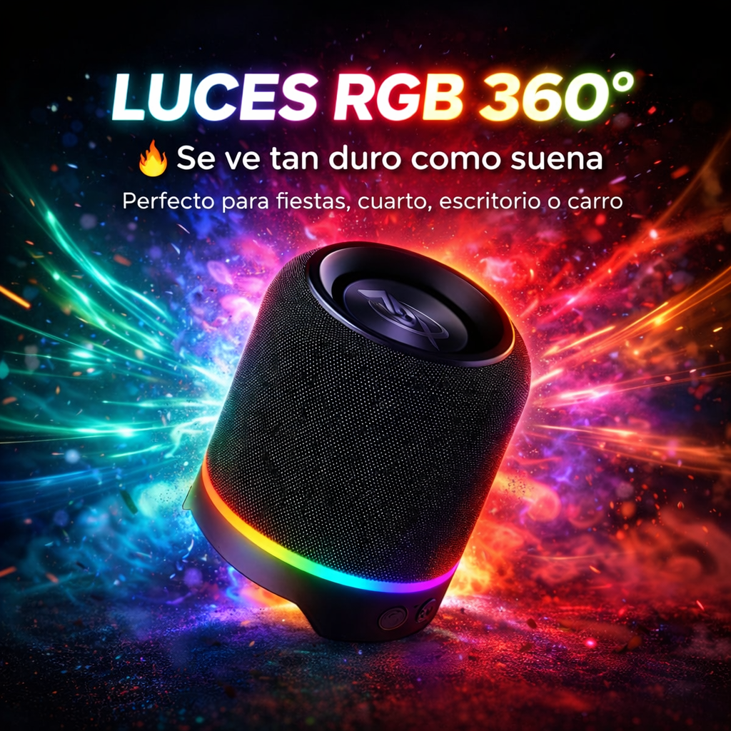 SE PEGA DONDE SEA, APRUEBA DE AGUA, TODO EN UNO SOLO CON ESTE BAFLE 2 EN 1