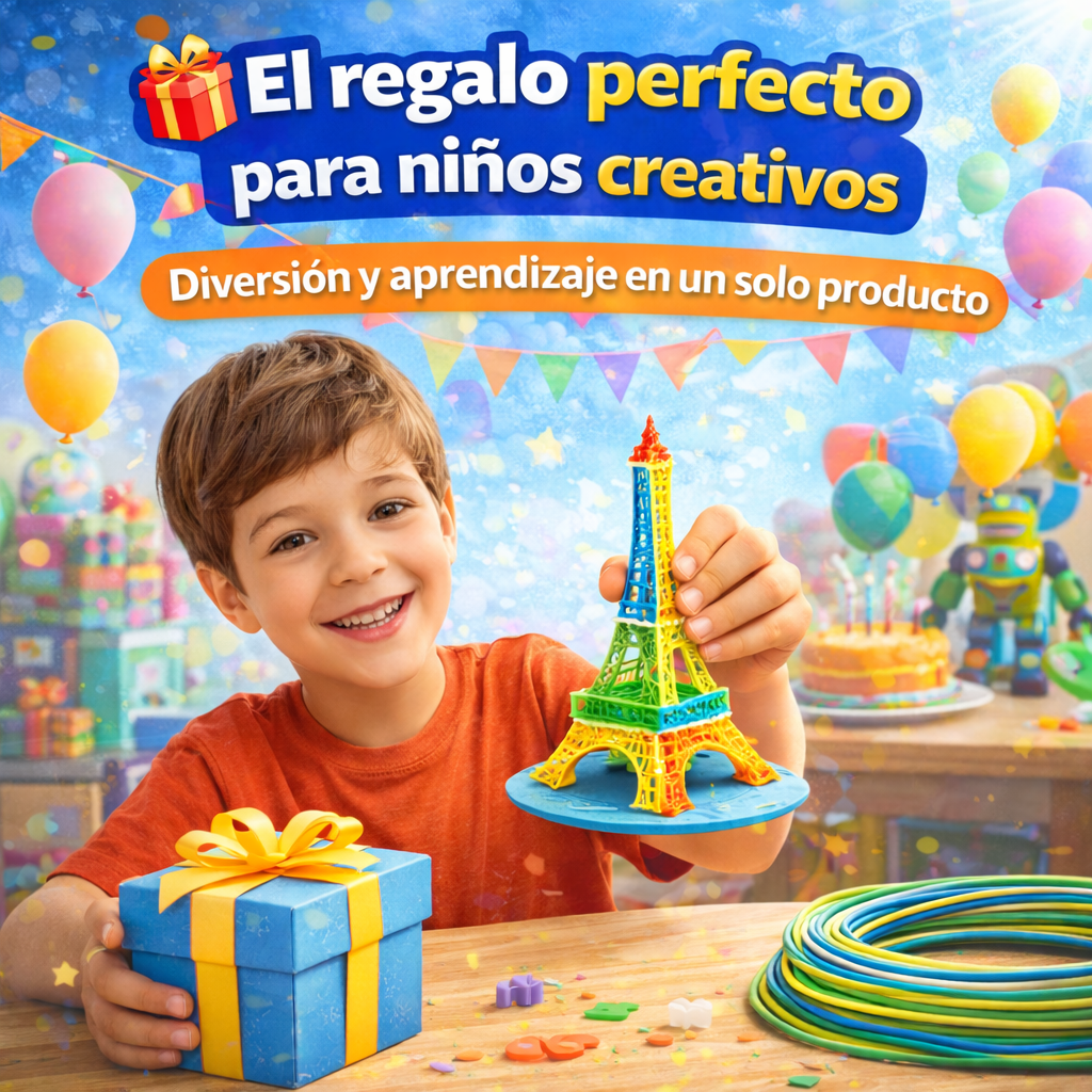 🧠 Aprende, diseña y crea en 3D de forma divertida - Lapiz 3D