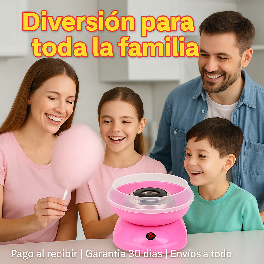 Haz algodones de azúcar en minutos y sorprende a todos - MAQUINA ALGODON DE AZUCAR