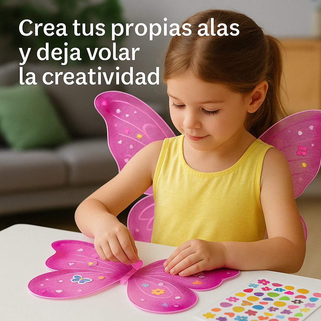 El disfraz que hace sentir a tu niña como un hada de verdad. - ALAS DE MARIPOSA