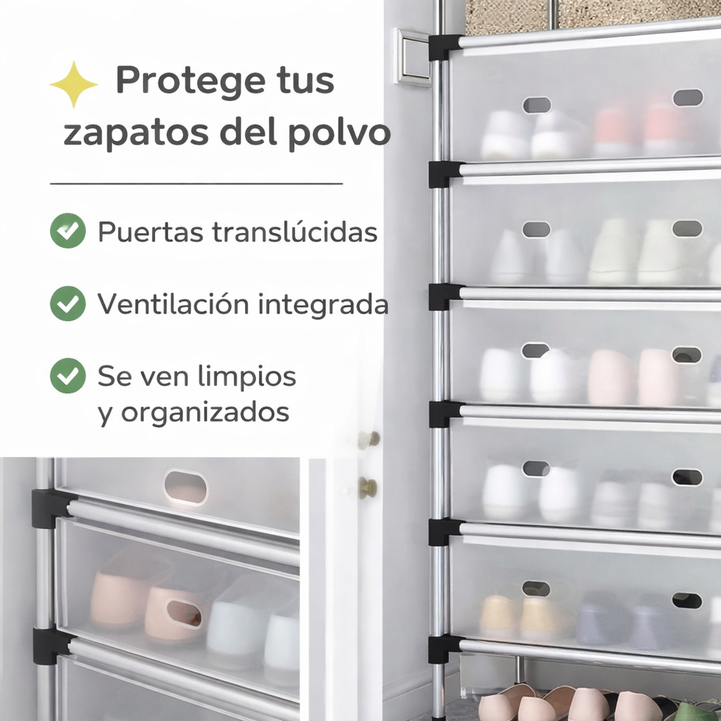 Ordena tus zapatos en segundos - ORGANIZADOR ZAPATOS 6 NIVELES