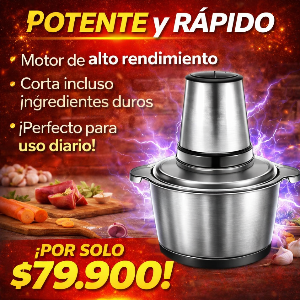 Picador procesador de alimentos multifuncional