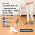 Transforma tu manera de limpiar. - TRAPEADOR CON SPRAY