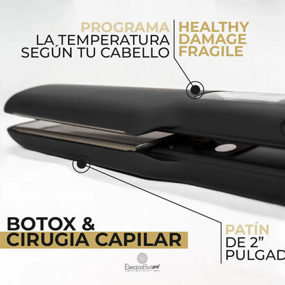 Plancha Profesional para el Cabello | Diseñada para Keratina y Botox Capilar.