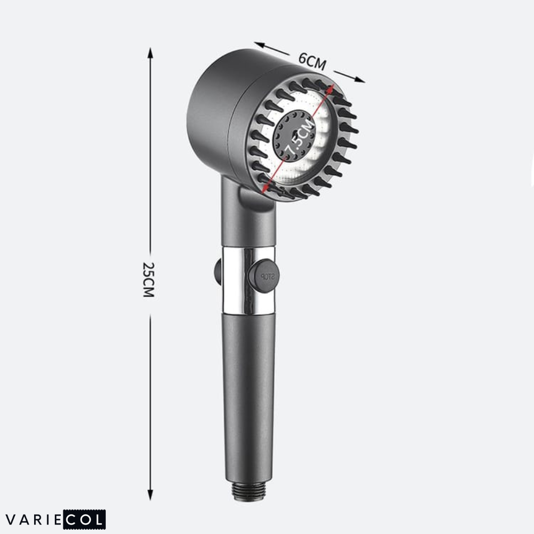 ¿AGUA SIN PRESION? CABEZAL DE DUCHA CON TURBINA