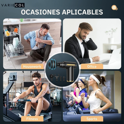 RELAJA TUS MUSCULOS CON LA INCREIBLE PISTOLA MASAJEADORA