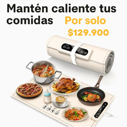Tapete Calentador de Comida.