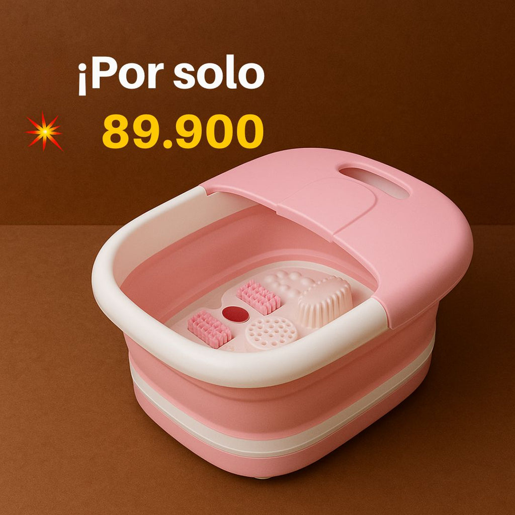 Masaje, calor y confort en un solo producto - Tina Masajeadora Eléctrica Plegable