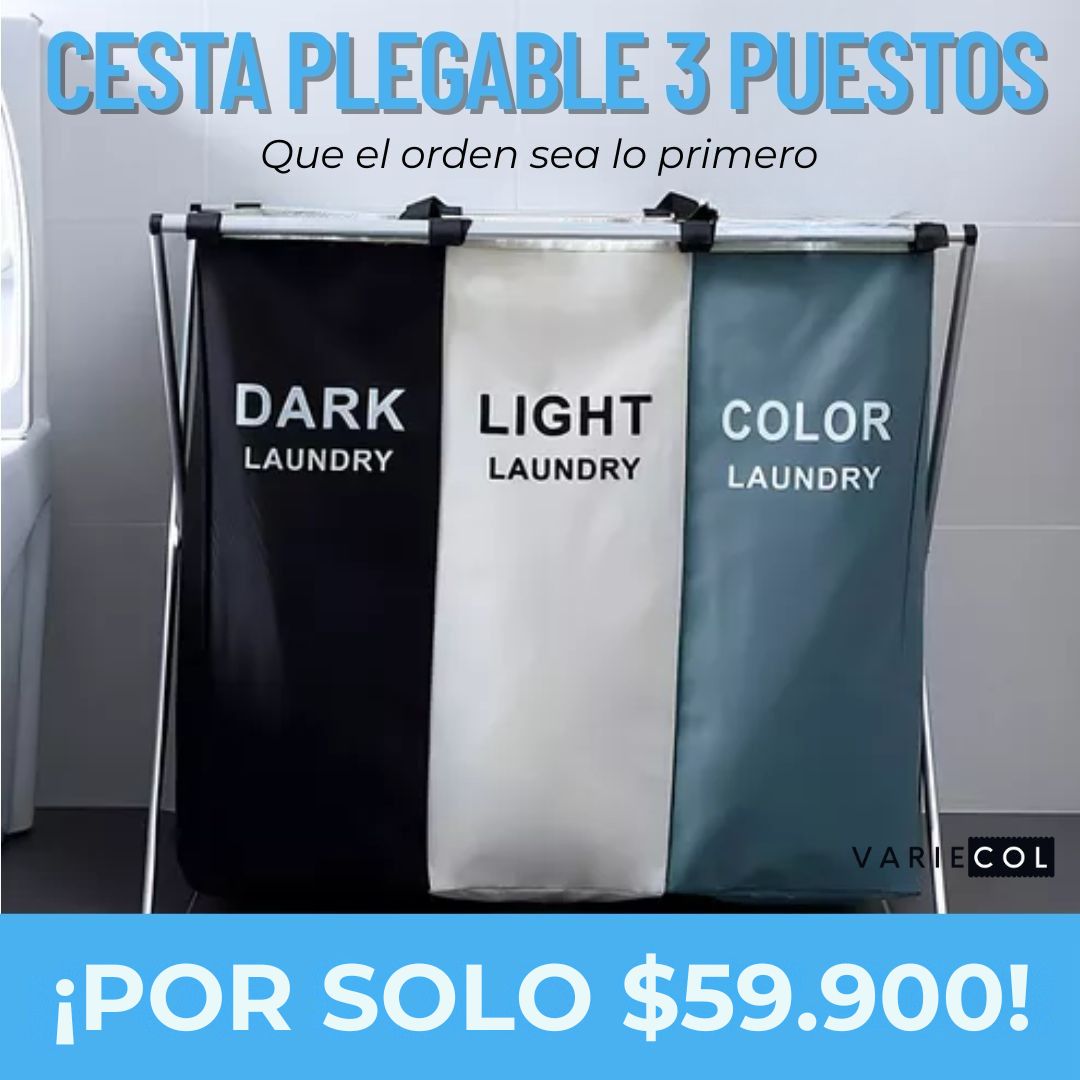 INDISPENSABLE ORGANIZADOR DE LAVANDERÍA PARA EL HOGAR.