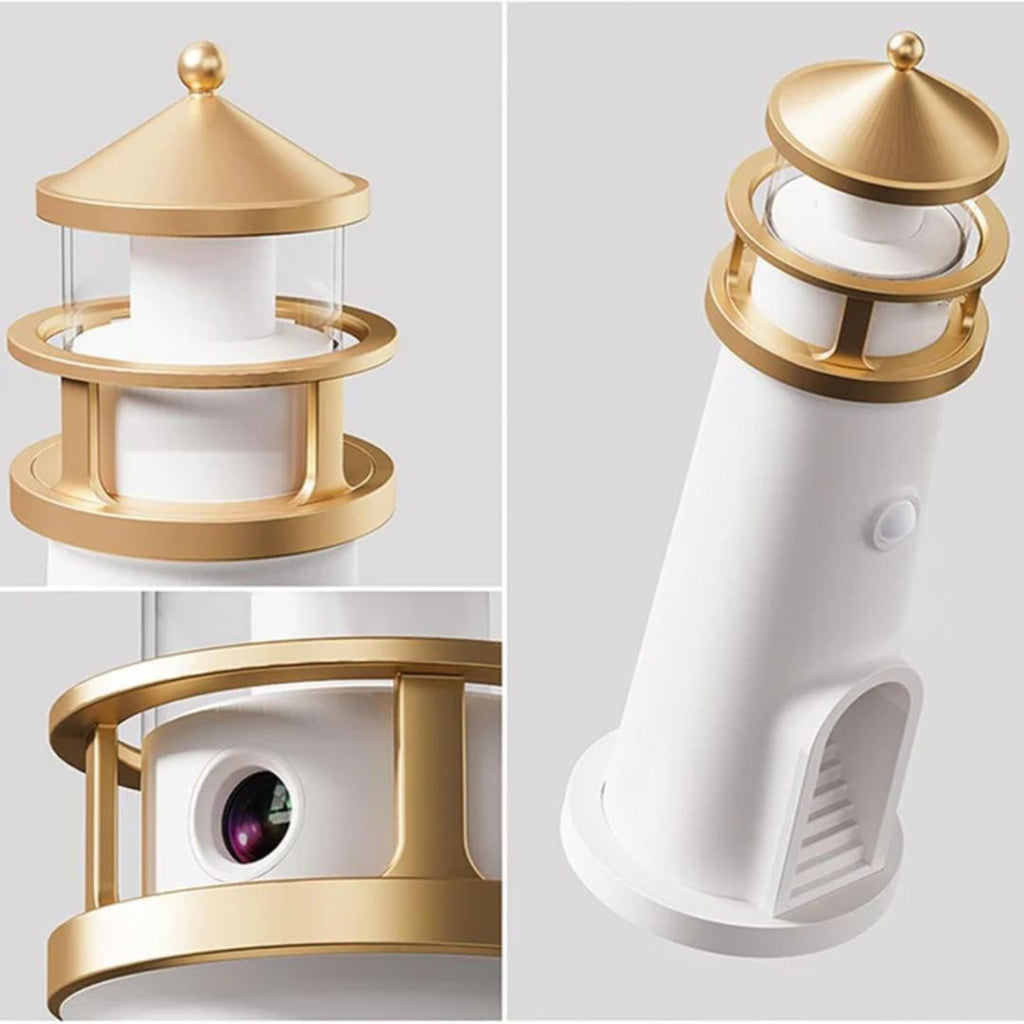 Lámpara Faro Proyector Lunar LED con Control Remoto.